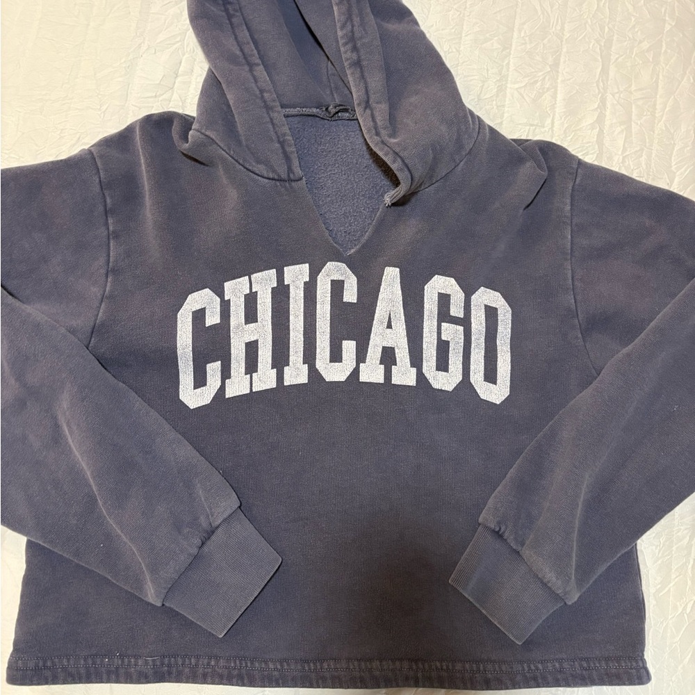 Brandy Melville Purple Chicago Hoodie